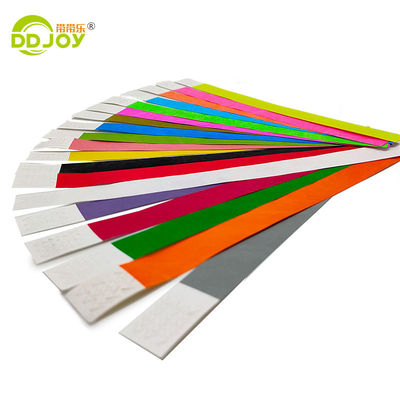 Impression à une couleur 1' 3/4' Solid Color Inkjet Printable Tyvek Poignets pour les événements