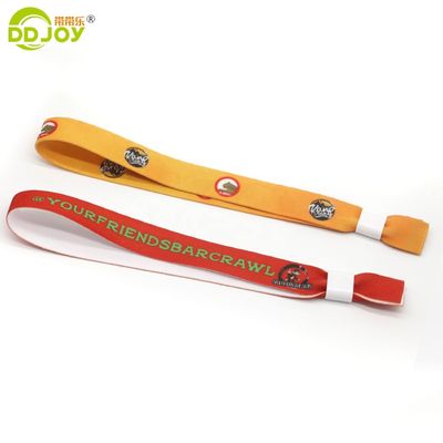 Polyester sur mesure Festival Bracelet tissé Bracelet Tissu Tissu Bracelets TNT Expédition