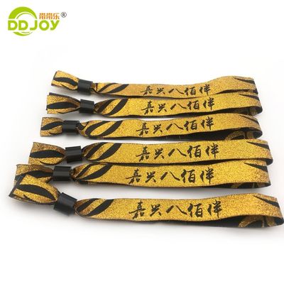 Polyester sur mesure Festival Bracelet tissé Bracelet Tissu Tissu Bracelets TNT Expédition