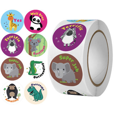 Impression d'autocollants sur commande personnalisée Accepté Cute Rainbow Stickers pour la décoration de cadeaux