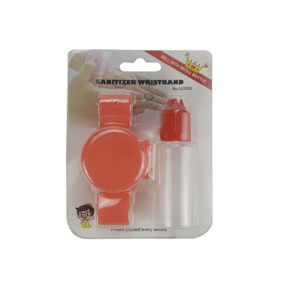 Bracelet de désinfectant pour les mains en silicone avec distributeur réglable
