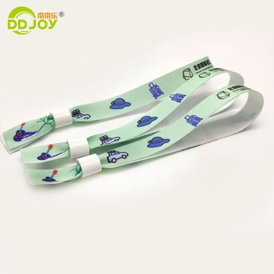 Des bracelets tissés en tissu de festival personnalisables avec un design réglable et des illustrations personnalisées