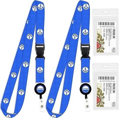 Lanyards à logo personnalisé Matériau en polyester pour les occasions de bureau