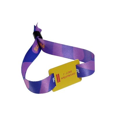 Des bracelets personnalisés à verrouillage à sens unique pour les festivals de musique et les décorations des fêtes
