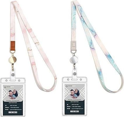 Lanyards polyester personnalisés avec logo pour l'exposition