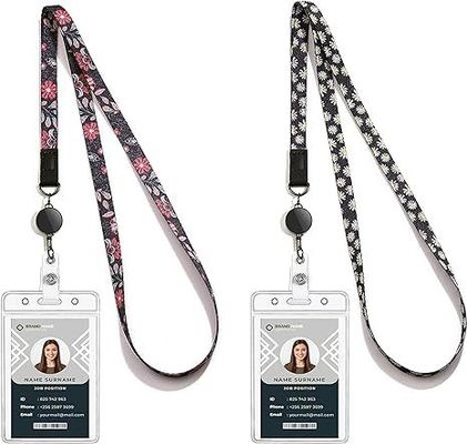 Lanyards polyester personnalisés avec logo pour l'exposition