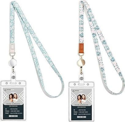 Lanyards polyester personnalisés avec logo pour l'exposition