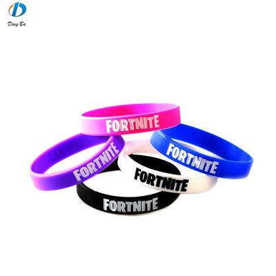 Jeux en plastique Matériau principal Logo personnalisé Bracelet en caoutchouc pour votre entreprise