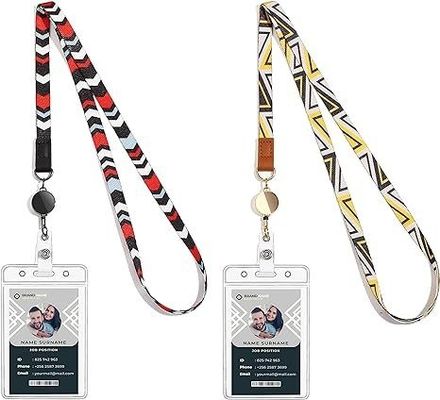 Lanyards polyester personnalisés avec logo pour l'exposition