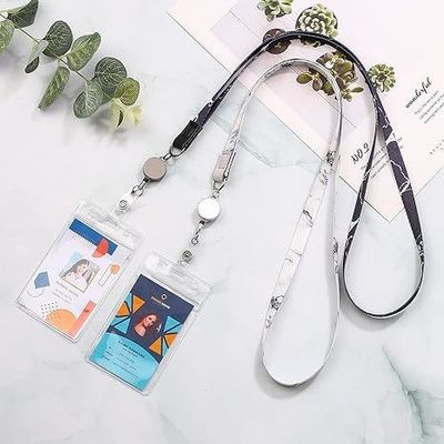 Lanyards polyester personnalisés avec logo pour l'exposition