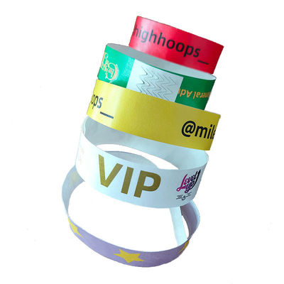 Bracelet unique pour l'identification lors d'événements/festivals/parcs personnalisable étanche