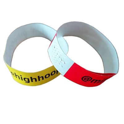 Bracelet unique pour l'identification lors d'événements/festivals/parcs personnalisable étanche