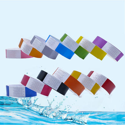 Bracelet unique pour l'identification lors d'événements/festivals/parcs personnalisable étanche