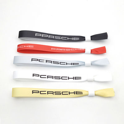 Promotion décorer des cadeaux en tissu de polyester bracelets RFID pour l'événement fête