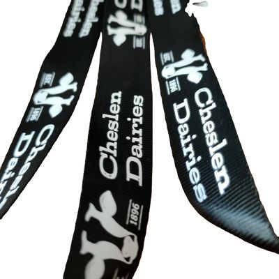 Lanyards de sublimation personnalisés pour agence de voyages 1 Impression couleur et boucle de sécurité