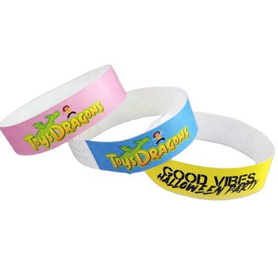 Des bracelets Tyvek personnalisables pour tout festival ou événement 2-7 jours Temps de production