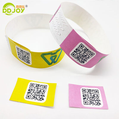 Obtenez votre admission aux événements du festival triée avec un bracelet Tyvek personnalisé 250 * 25mm
