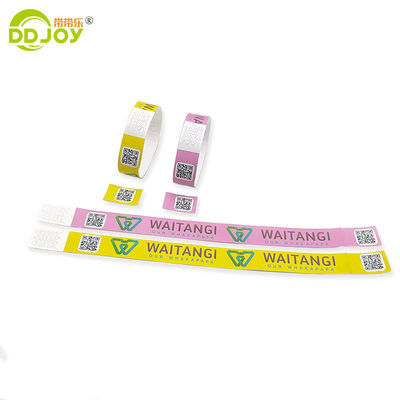 Obtenez votre admission aux événements du festival triée avec un bracelet Tyvek personnalisé 250 * 25mm