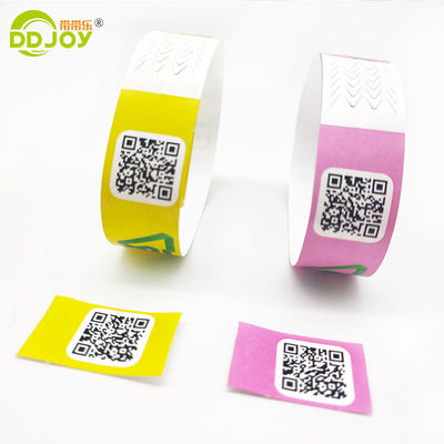 Obtenez votre admission aux événements du festival triée avec un bracelet Tyvek personnalisé 250 * 25mm