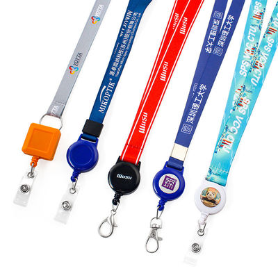 Polyester Jacquard/Sublimation Neck Lanyard Conception sur mesure et de nombreuses couleurs pour les cadeaux