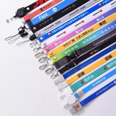 Polyester Jacquard/Sublimation Neck Lanyard Conception sur mesure et de nombreuses couleurs pour les cadeaux