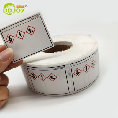 Étiquette personnalisée de logo adhésif résistant à l'huile pour bouteilles