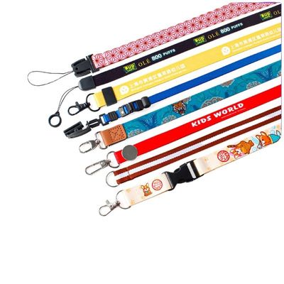 Polyester Jacquard/Sublimation Neck Lanyard Conception sur mesure et de nombreuses couleurs pour les cadeaux