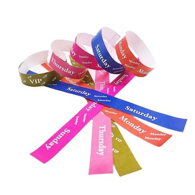 Utilisateur final cible Invité/VIP/Vendeur/Admission Bracelet étanche pratique pour l'événement