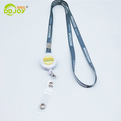 Impression à écran de soie Polyester Cou cordons avec porte-cartes porte-clés Téléphone portable