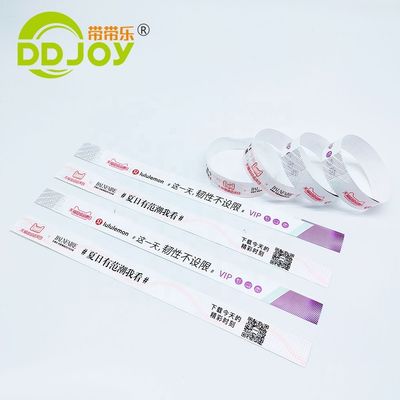 Utilisateur final cible Invité/VIP/Vendeur/Admission Bracelet étanche pratique pour l'événement