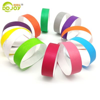 Bracelets en papier Tyvek résistant aux larmes pour les célébrations de mariage 250*25 mm et 250*19 mm