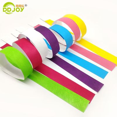 Bracelets en papier Tyvek résistant aux larmes pour les célébrations de mariage 250*25 mm et 250*19 mm