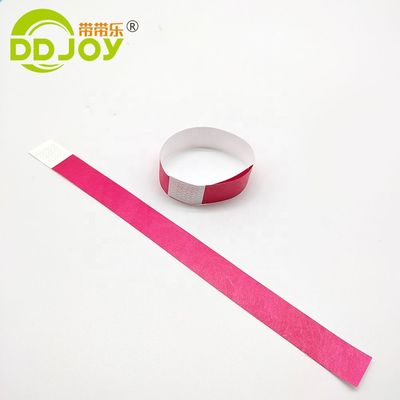 Cible Utilisateur final fournisseur bleu/bracelets d'admission 3/4 pouces Tyvek avec numéros de série