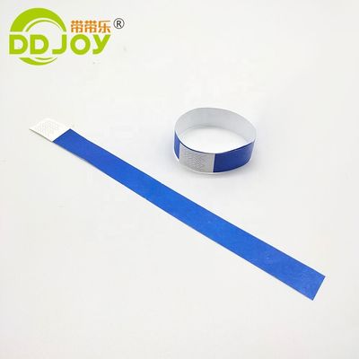 Cible Utilisateur final fournisseur bleu/bracelets d'admission 3/4 pouces Tyvek avec numéros de série