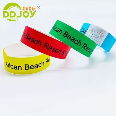 Bracelet personnalisé pour les événements de vacances Papyrus jetable imperméable à l'eau Bracelet Tyvek DDJOY
