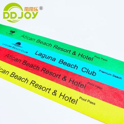 Bracelet personnalisé pour les événements de vacances Papyrus jetable imperméable à l'eau Bracelet Tyvek DDJOY