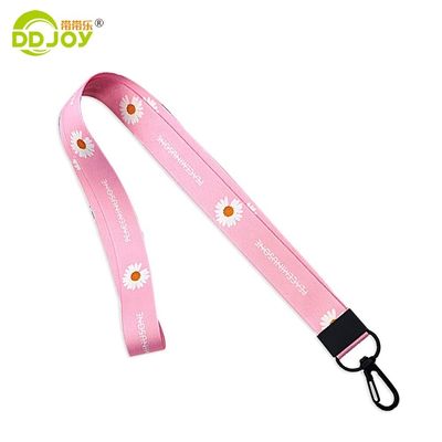 Impression par transfert thermique Polyester plat Single Custom Lanyards de sublimation avec logo