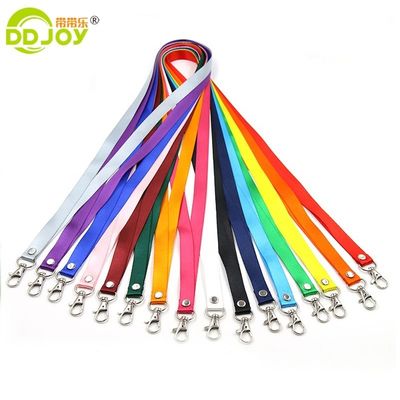 Impression par transfert thermique Polyester plat Single Custom Lanyards de sublimation avec logo