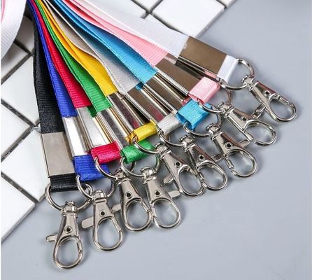 Outil de sublimation en polyester sur mesure Lanyard porte-clés motif Lanyard avec logo personnalisé