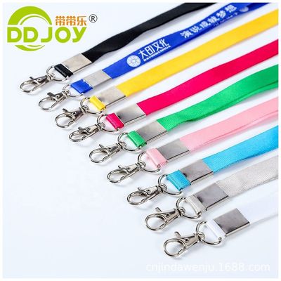 Outil de sublimation en polyester sur mesure Lanyard porte-clés motif Lanyard avec logo personnalisé