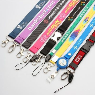 Outil de sublimation en polyester sur mesure Lanyard porte-clés motif Lanyard avec logo personnalisé