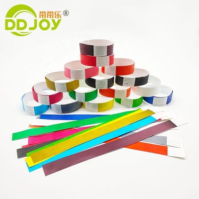 100 pièces comptent 3/4 pouces Tyvek bracelet pour un accès pratique à l'événement et la sécurité