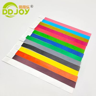 100 pièces comptent 3/4 pouces Tyvek bracelet pour un accès pratique à l'événement et la sécurité