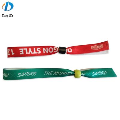 Des bracelets en tissu tissé pour les fêtes, parfaits pour la promotion, pour décorer les cadeaux.