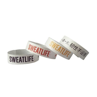 Bracelet Tyvek personnalisable Bracelet d'identification jetable imprimable pour les événements et les fêtes