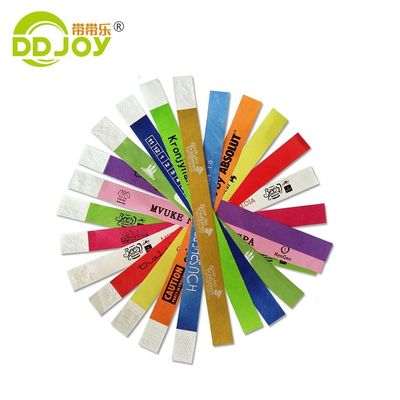 Bracelet Tyvek personnalisable Bracelet d'identification jetable imprimable pour les événements et les fêtes