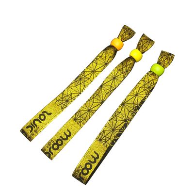Des bracelets en plastique pour enfants RFID CHIP CUSTOM pour vérifier la sécurité du festival