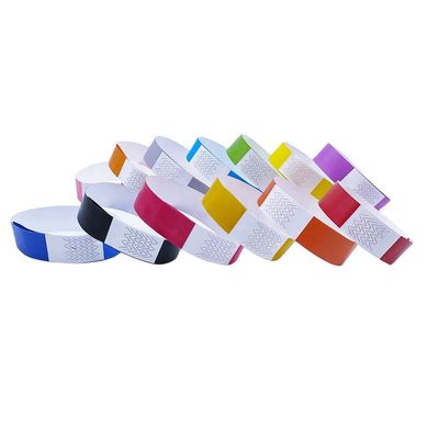 Sécurisez vos billets d'entrée avec des bracelets en papier Tyvek de 3/4 pouces