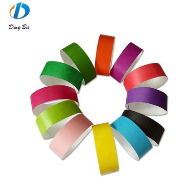 Bandes de papier Tyvek Bandes de poignet Largeur 250*19mm Cadeaux de fête sur mesure Bracelets Événement