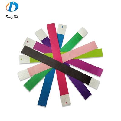 Bandes de papier Tyvek Bandes de poignet Largeur 250*19mm Cadeaux de fête sur mesure Bracelets Événement